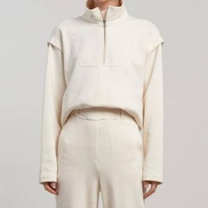 Levi’s Made & Crafted half zip pullover sweatshirt